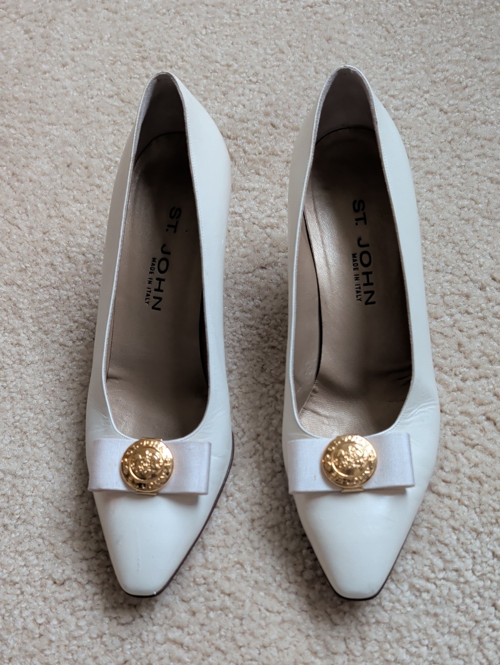 Beautiful Cream Saint John Heels